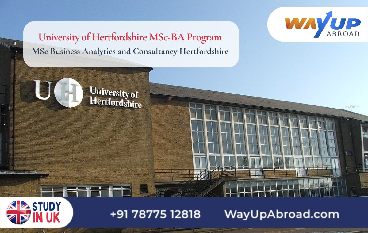MSc Business Analytics and Consultancy Course at Hertfordshire, University of Hertfordshire MSc-BA Program